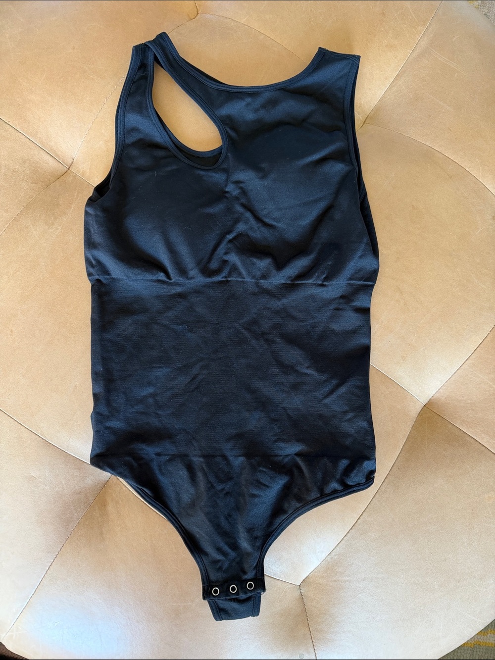 Women’s Black Keyhole Thong Shapewear Bodysuit